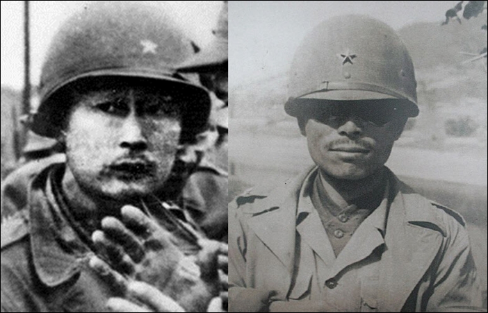 ▲백선엽(좌)과 김종오 장군(우). 모두가 한국전쟁에서 북한군과 싸웠다. ⓒ자료사진