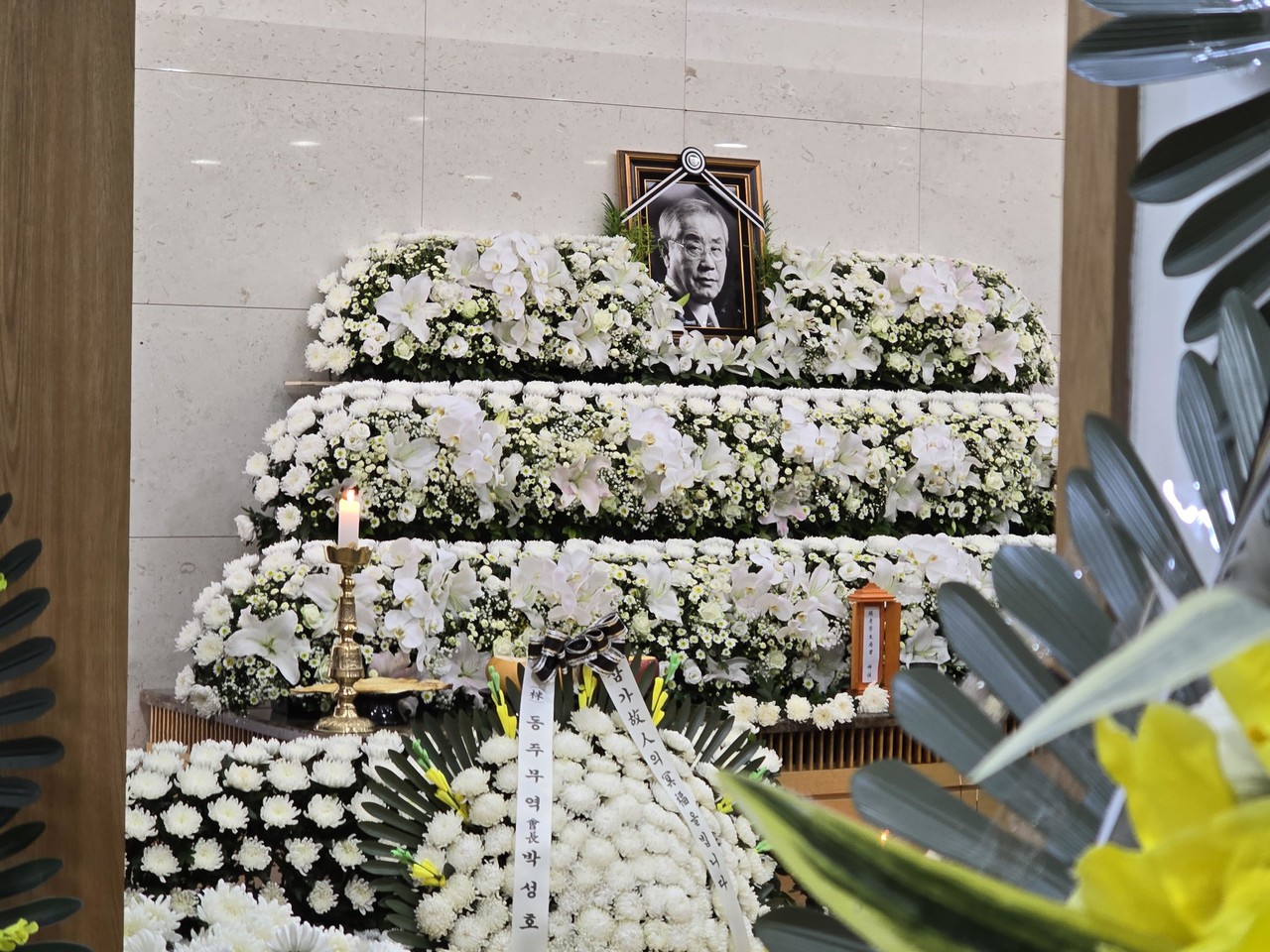 ▲조직폭력배 '신상사파' 두목 출신 신상현씨의 빈소 ⓒ연합뉴스 